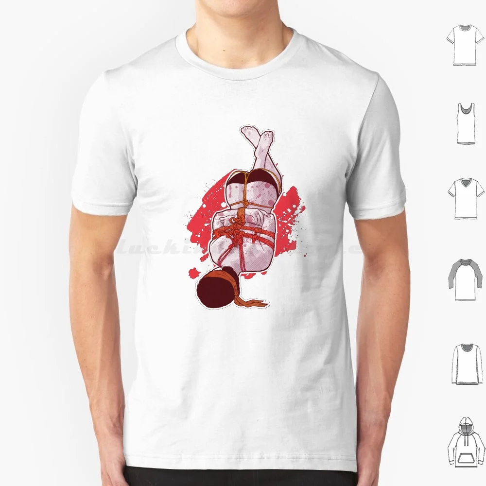 Shibari Artwork-Rope Art T Shirt Men Women Kids 6xl Shibari Rope Rope Art Bondage Tied Kink Kinky Bdsm Tied Up Restraints Woman