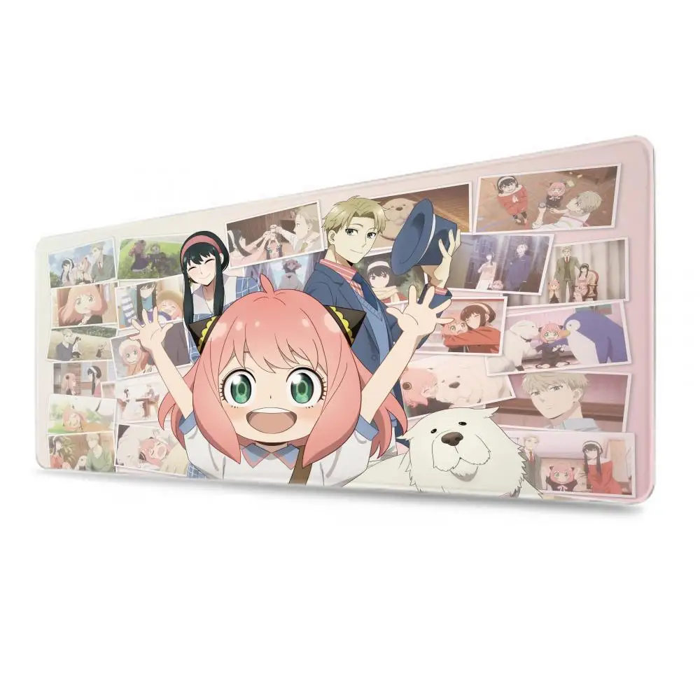 900x400 Spy X Family Mausepad Kawaii Anime Desk Mouse Pad Anya Forger Large Natural Rubber Lock Edge Anti Slip Mousepad XXL — zdjęcie produktu 2