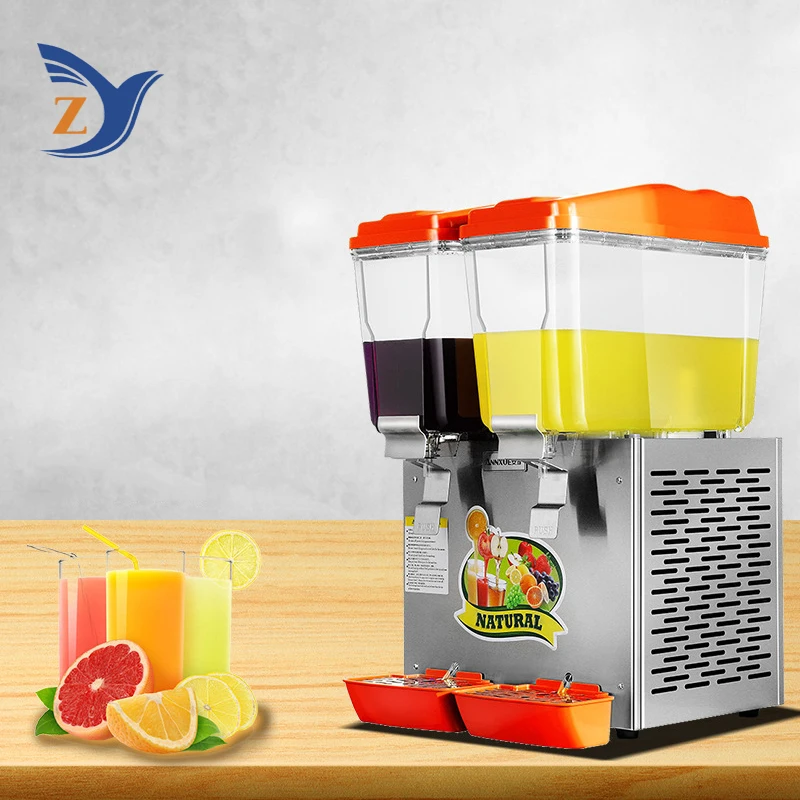 

Cold Drink Machine Commercial ZY-JD216 Double Cylinder Mixing Beverage Convenient and Affordable For Making Juice Beverage