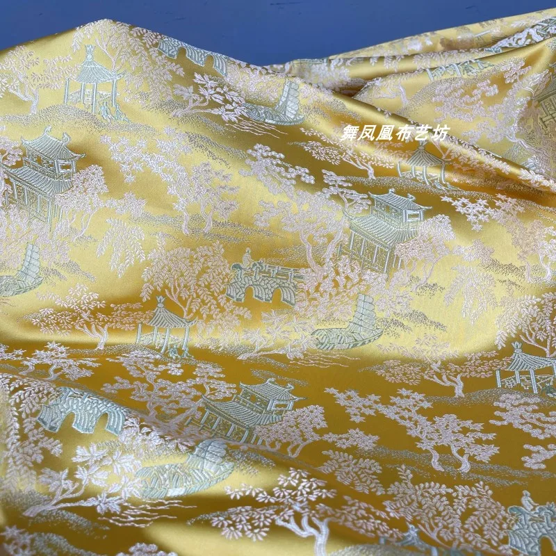 Brocade Fabric Jacquard Song Brocade Vest Apparel Sewing Fabric Wholesale Cloth for By The Meter Diy Material