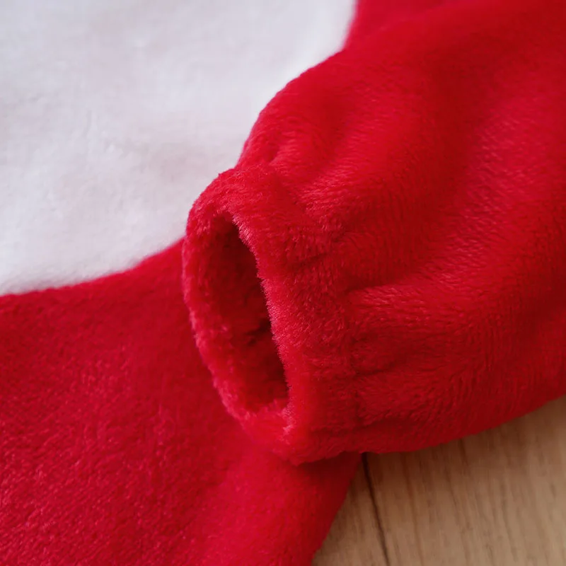 بذلة شتوية من الصوف للأطفال ملابس دافئة بغطاء للرأس، ملابس ثلج لطيفة على شكل دب أحمر للأطفال في الهواء الطلق