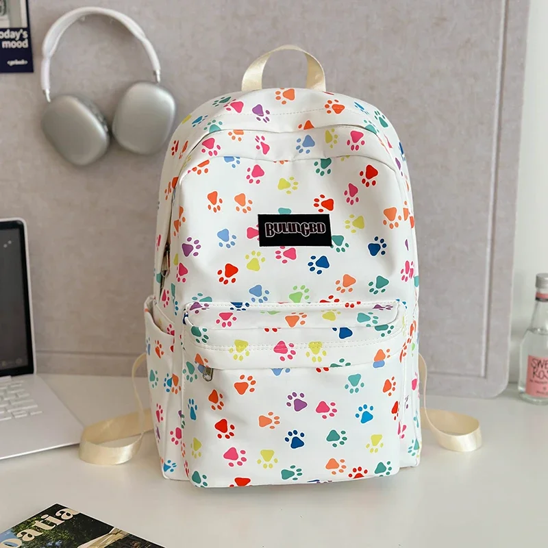 LEOPARD CANVAS Zipper Ladies Backpacks 2025 New High Quality Large Capacity Bags for Women on Sale Casual Commuting School Bags