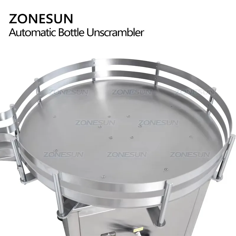 Automatic Round Rotating Plastic Glass Bottle Collecting Machine Food Packaging Sorting Turntable Machine for