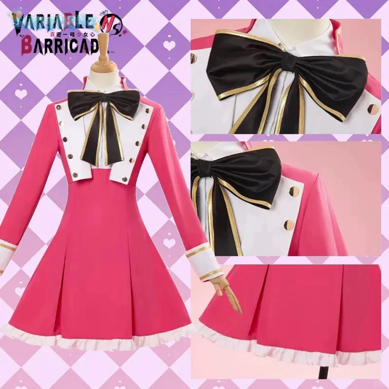 

Anime Variable Baricade Hiyari Cosplay Costume Girl new sweet dress coat shirt tie socks Halloween party uniform Christmas gift