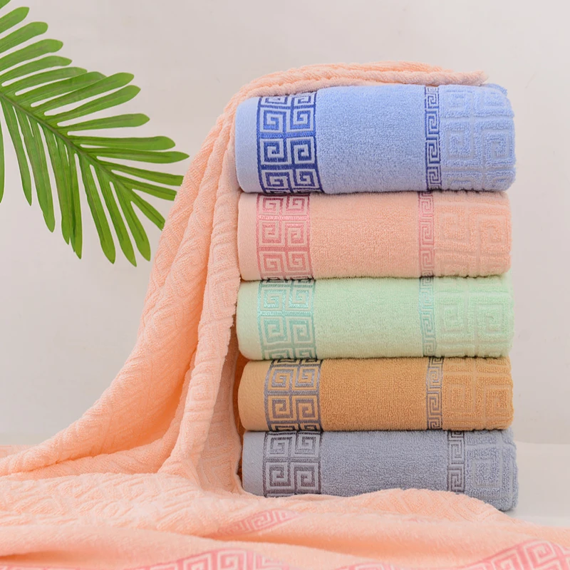 Cotton Bath Towel 70x140 Is Soft And Absorbent For Men And Women, Suitable For Family Bathroom, Hotel And Beach Travel