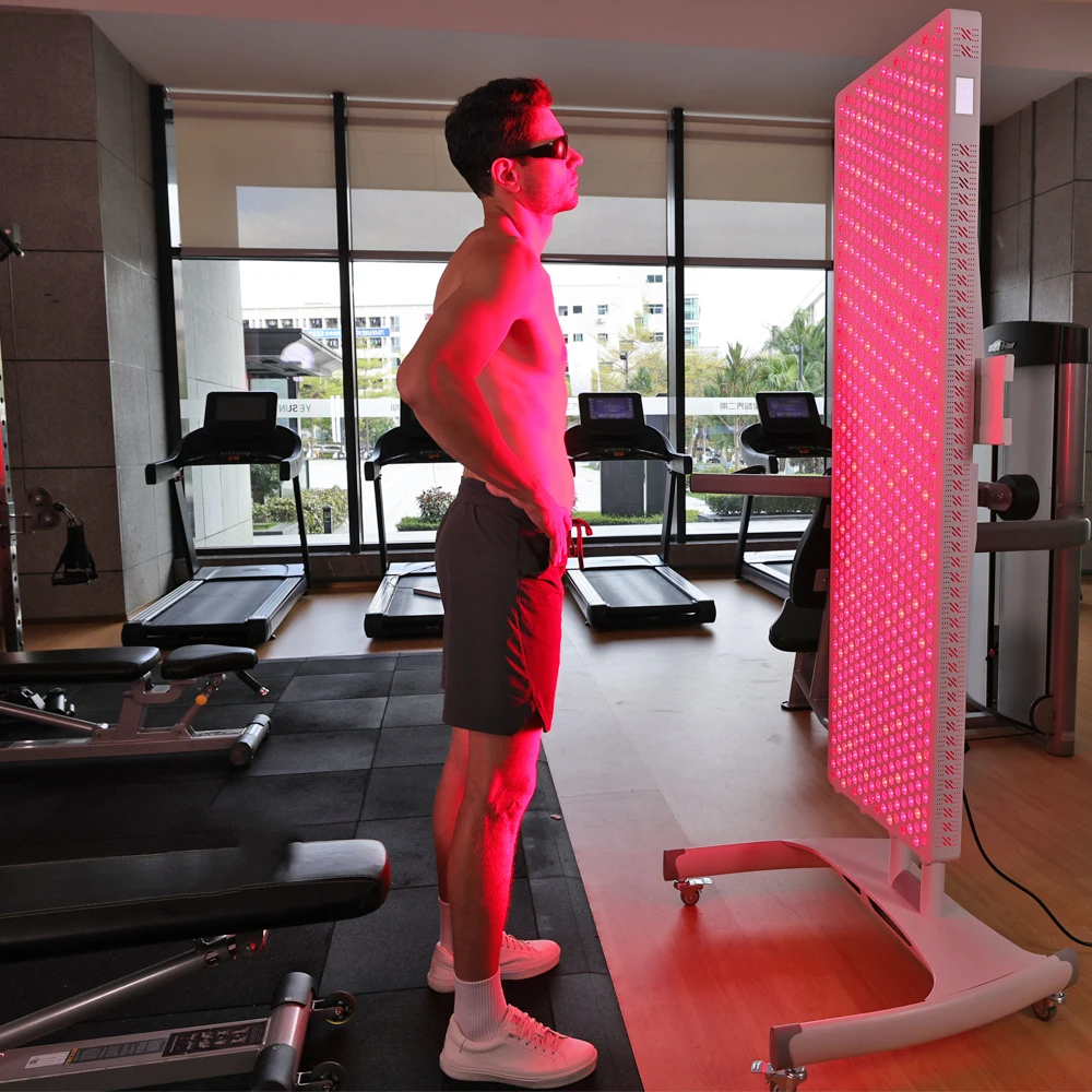 

Full Body Infrared Pdt Red Light Therapy Panel Device 630nm 660nm 810nm 830nm 850nm Red Therapy Light Panel with stand