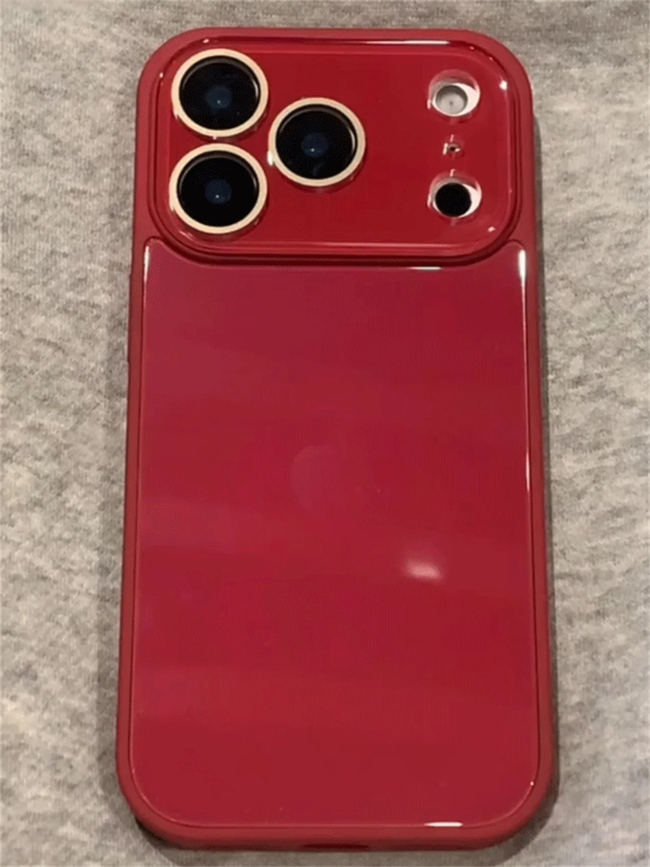 Luxuriöse Kamera-Schutzhülle aus gehärtetem Glas in Bonbonfarben für iPhone 15 16 17 18 Pro Max, stoßfest, weicher Rahmen, glatte harte Abdeckung – Detail 25