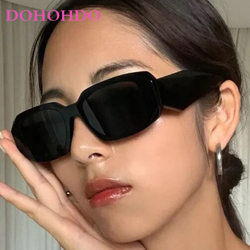 

Fashion Small Square Sunglasses Classic Glasses Women Brand Retro Trendy Irregular Sunglasses Outdoor Travel Eyewear Male UV400