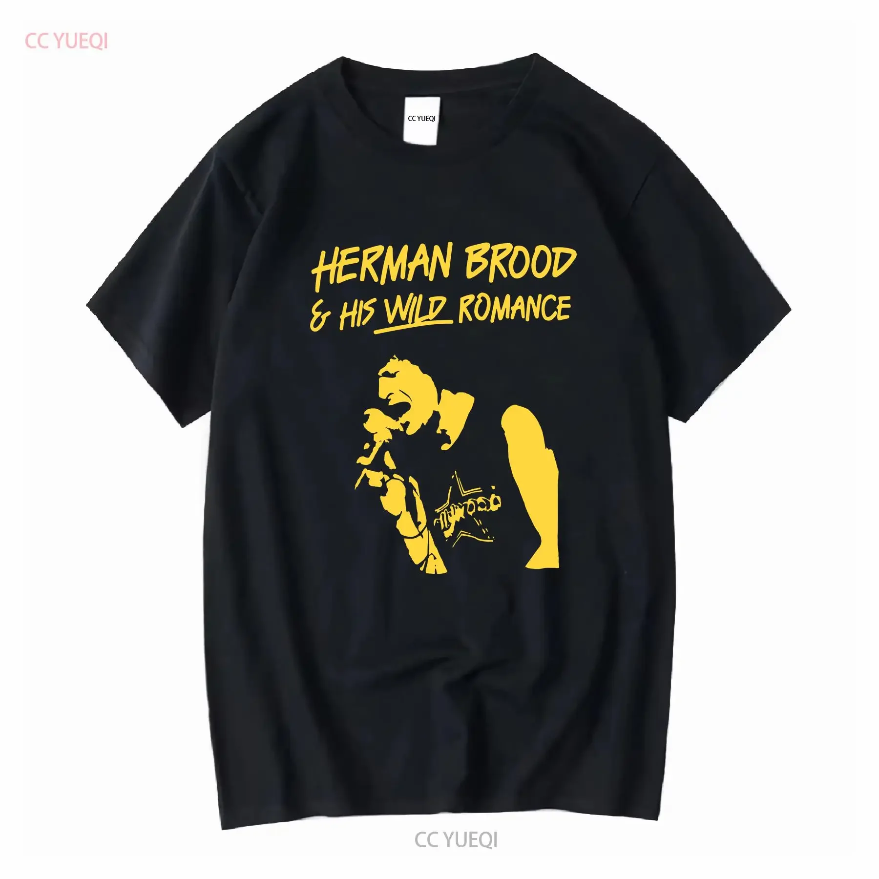 VINTAGE 70s HERMAN BROOD AND HIS WILD ROMANCE ROCK PUNK TOUR CONCERT T SHIRT long or short sleeves vintage Washed homme
