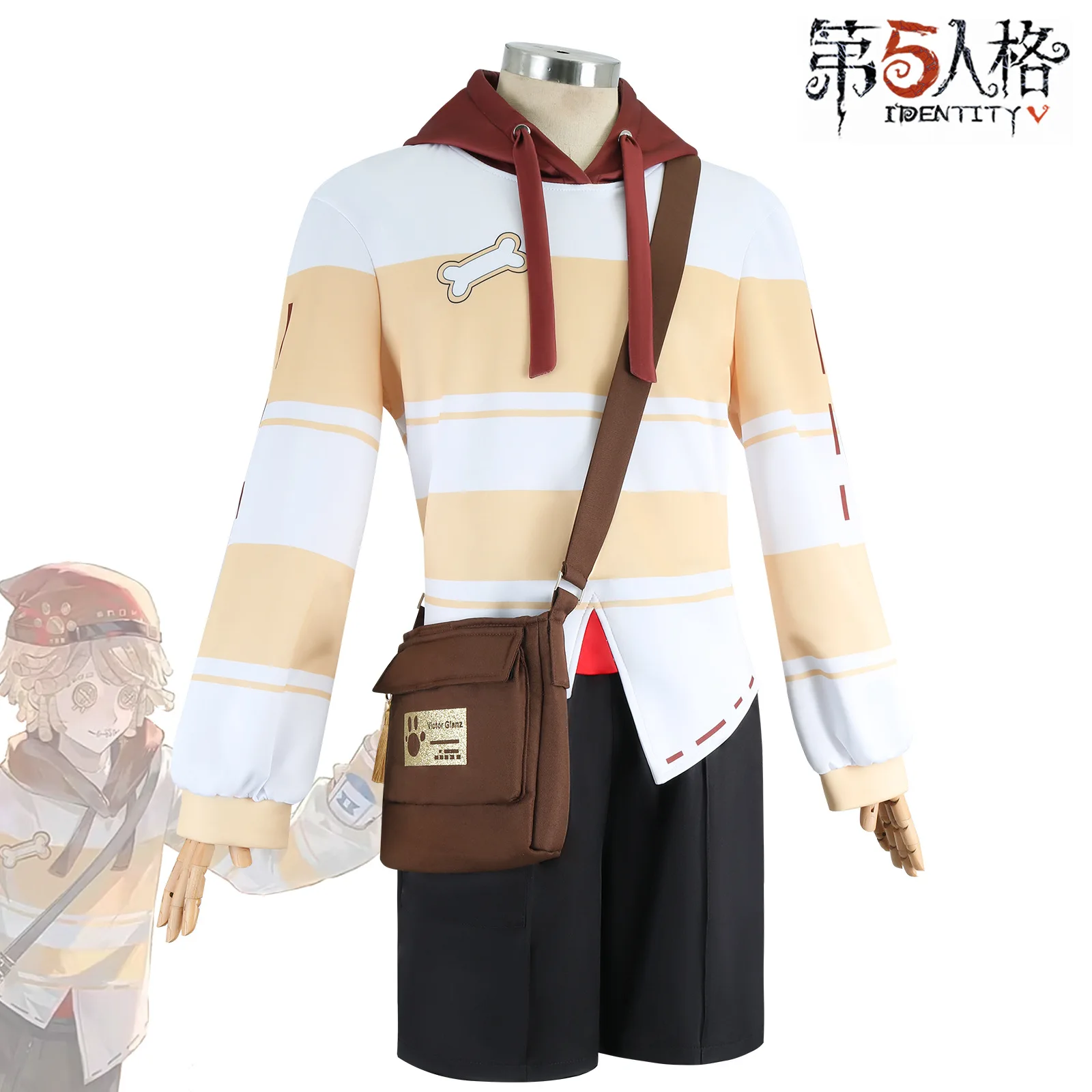 

Yimeng's Fifth Person Cos Play Костюм для почтальона Виктор Гранз Rosen Косплей Модный наряд персонажа