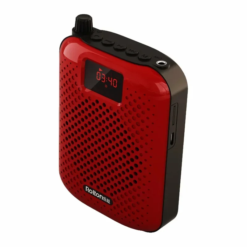 Rolton K500 Bluetooth Voice Amplifier Booster Megaphone Speaker Loudspeaker Microphone for Teaching Tour Guide Sales Promotion