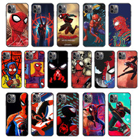 KK-61 Spiderman Silicone Case For Xiaomi Redmi 6 6A 7 7A S2 Note 6 11 11s 10t 11t 12 Pocophone F1