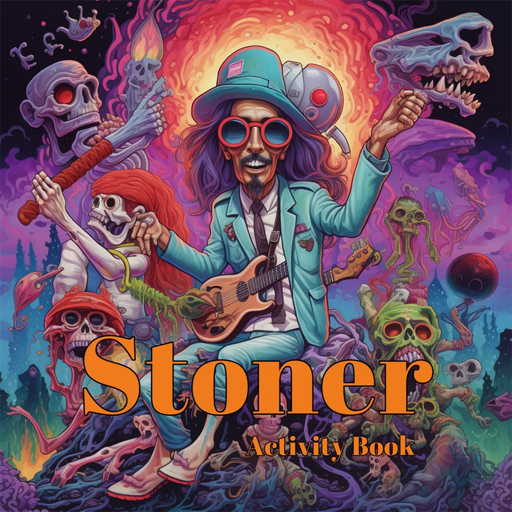 

1pc Stoner Coloring Book 22 Page Coloring Books Gift For Birthday Party Relieve Stress Kill Time