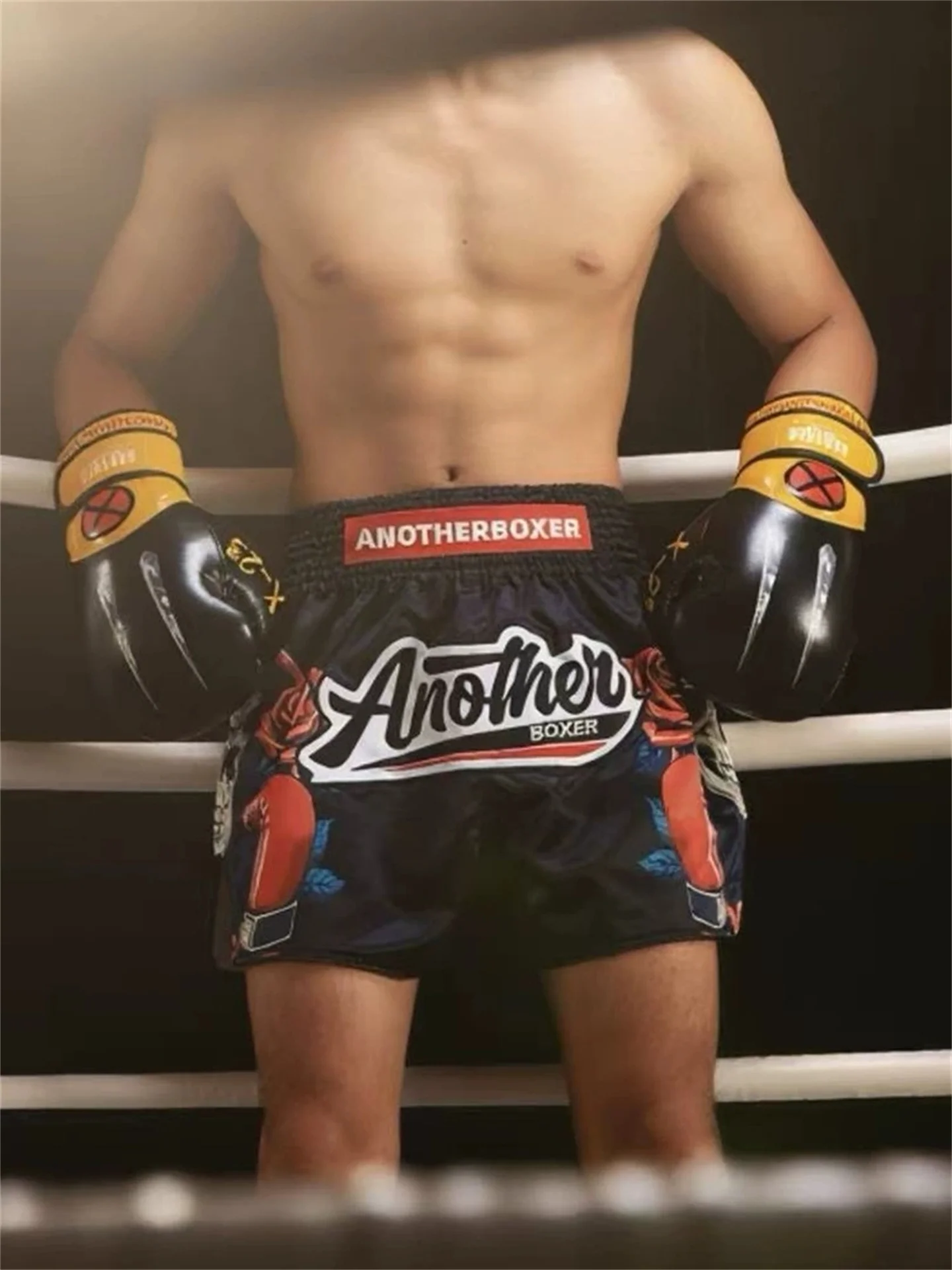 Professional Boxing Trunks For Men And Women, Adult And Kids Muay Thai Shorts Sanda Fighting Competition Training Half Pants