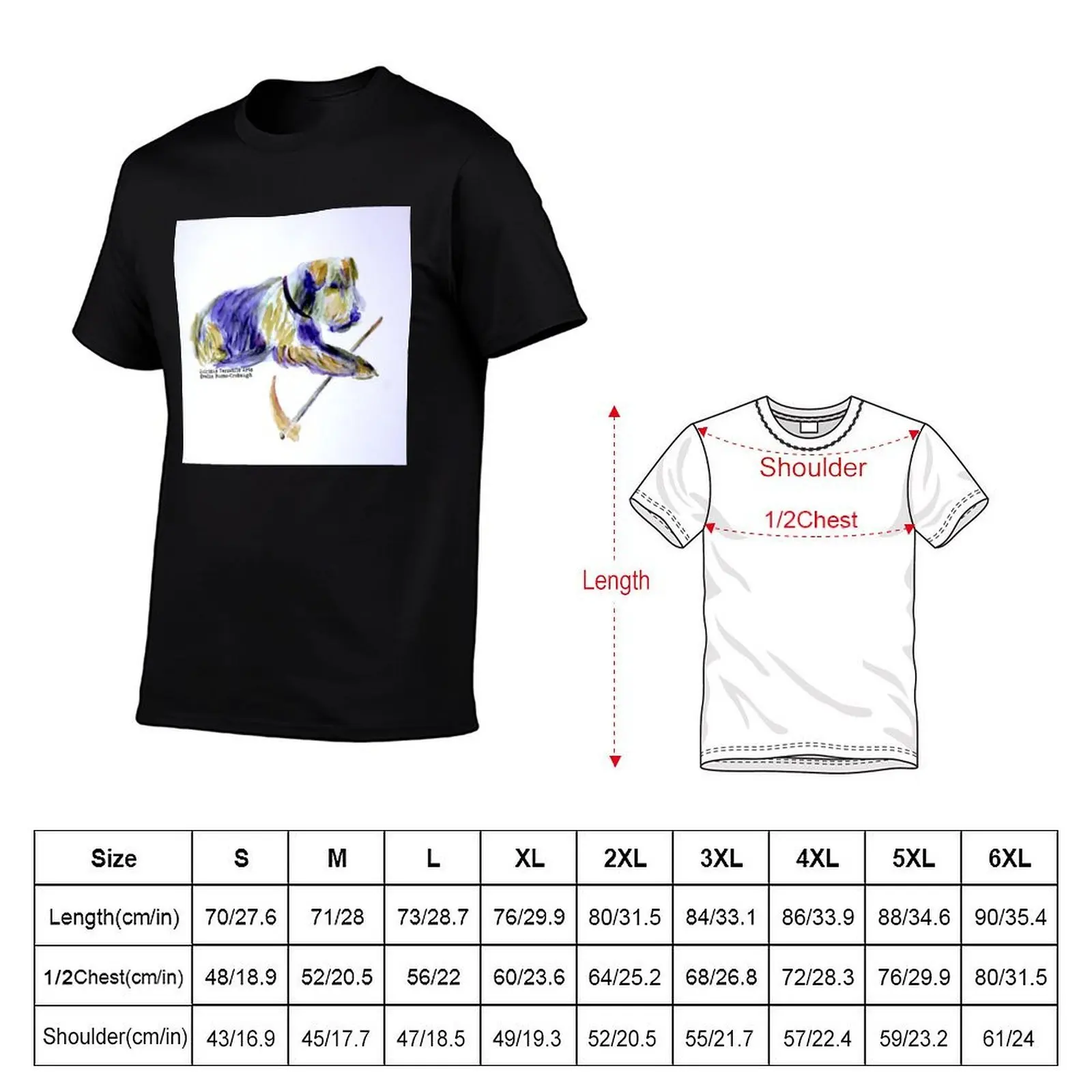 Quirinus Versatile Airedale Terriers? Water Colour 1 T-Shirt custom t-shirts anime T-shirt men
