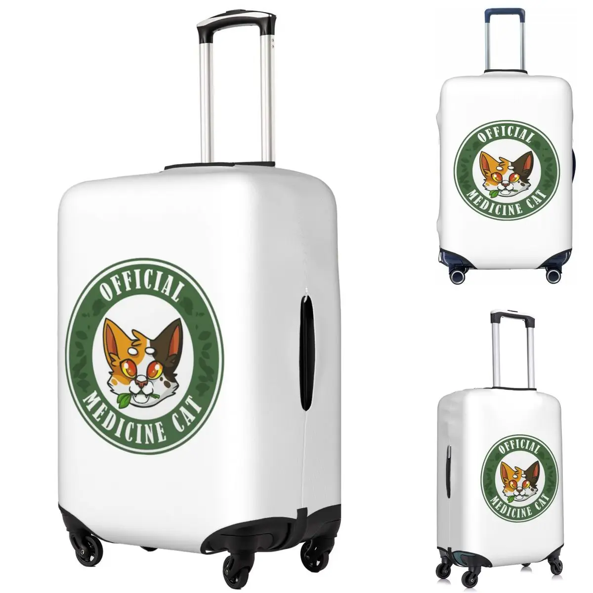 

Чехол для чемодана с 4 воинами, медицинскими кошками, защитные эластичные защитные чехлы для багажа для поездок на 18-32 дюймов