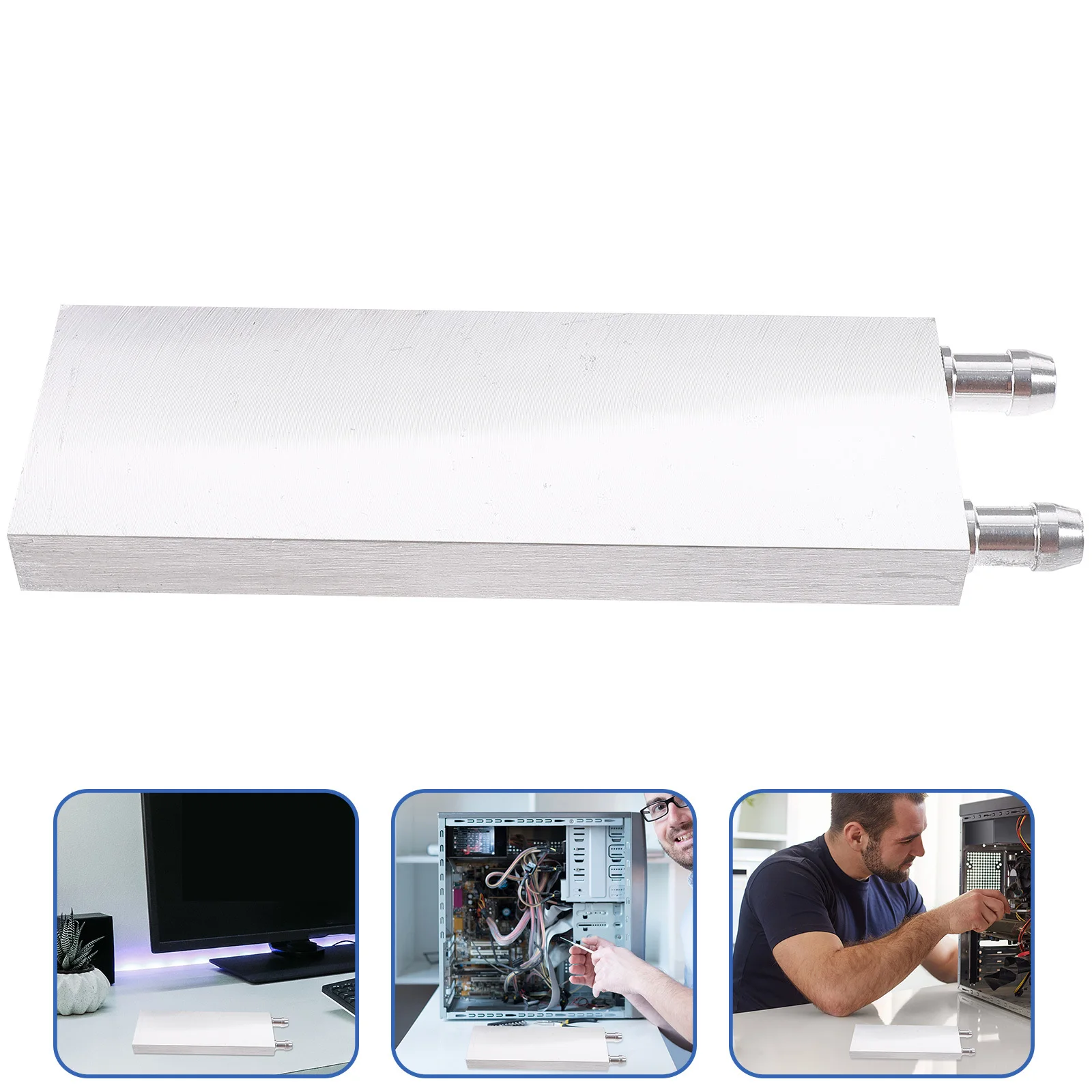 

Cpu Heat Sink System Aluminum Water Cooling Block For Pc Efficient Cooling Small Radiator For Cpu Gpu Liquid Cooler