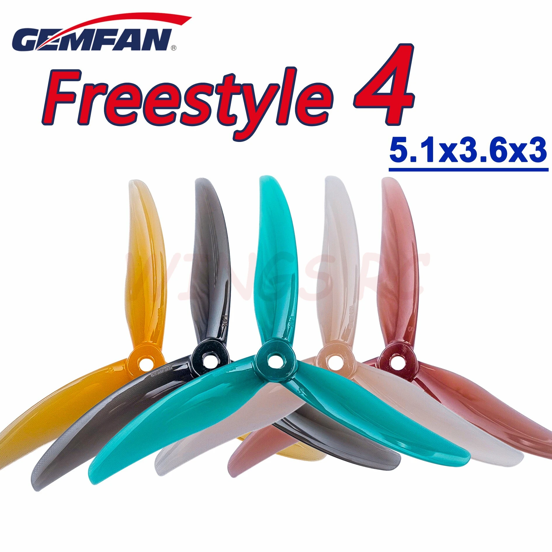 Hélices Gemfan Freestyle 4S de - Drone Battery 4S avaliação e preço