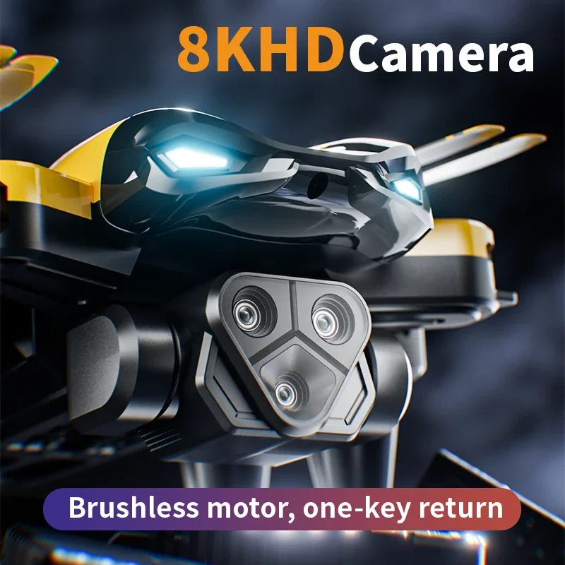 New M5 Max Drone 8K Professinal 4K HD Camera Wide Angle Optical Flow Localization Brushless Motor RC Quadcopter Apron Sell