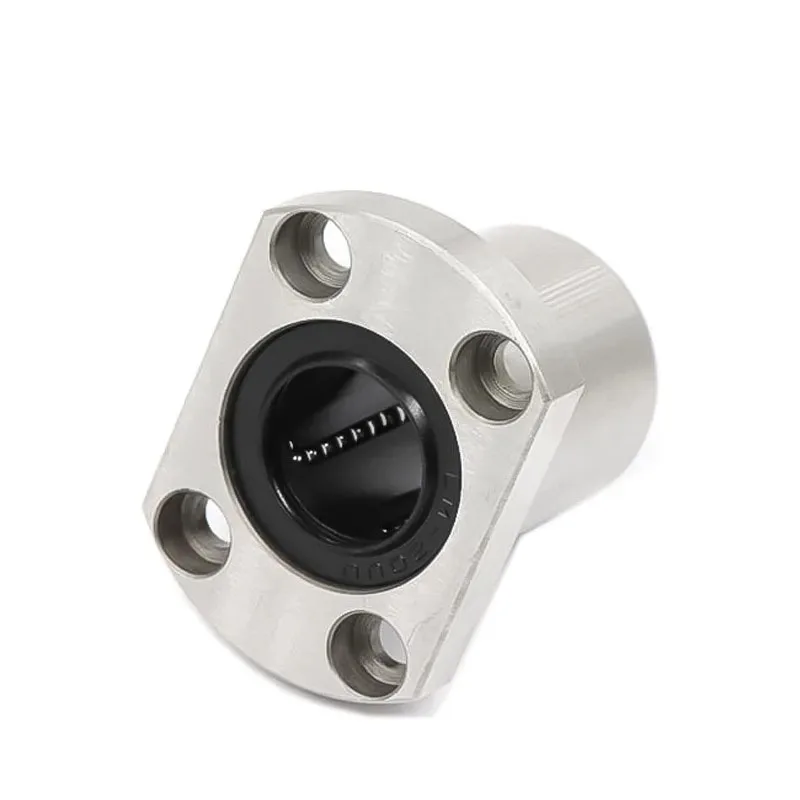 2pcs Flange Linear Motion Ball Bearing LMH6UU LMH8UU LMH10UU LMH8LUU LMH12LUU LMH20 LMH25 LMH Bearing Steel For 3D Printer CNC