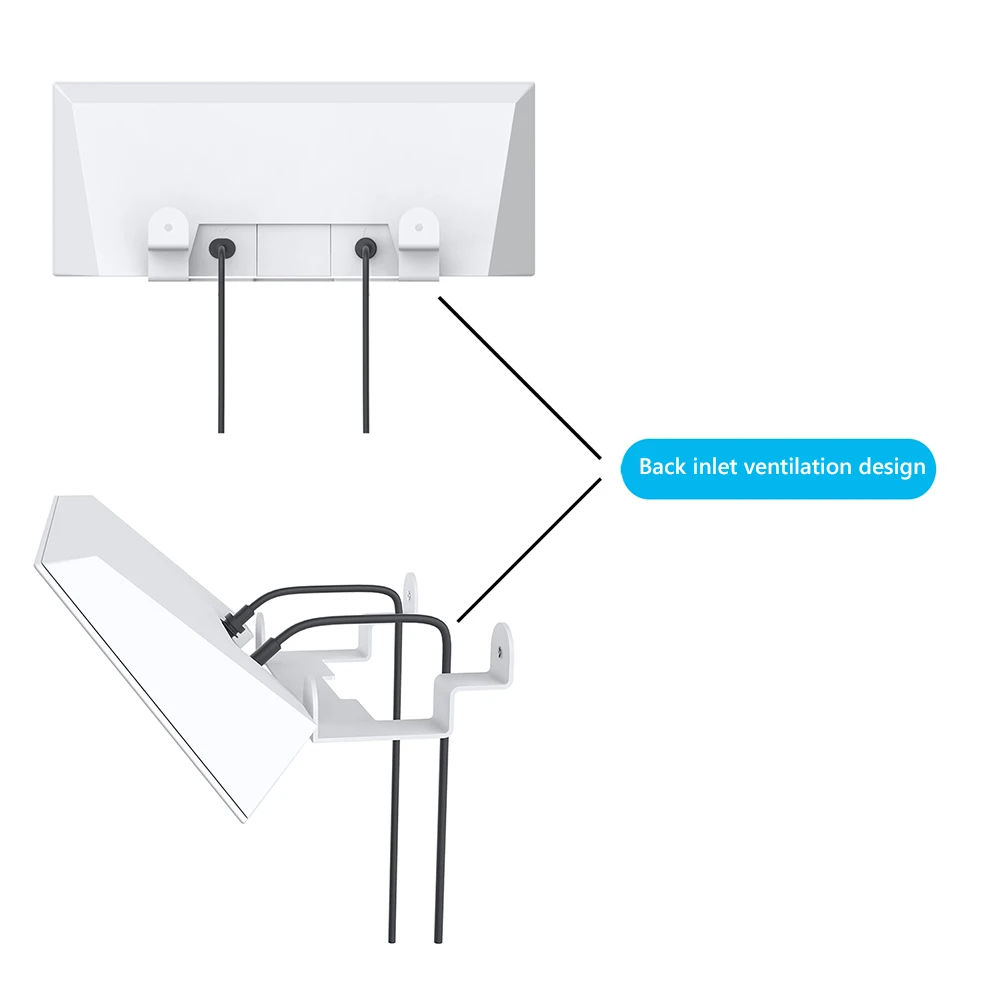 ชุดติดตั้งบนผนังป้องกัน2 IN1สำหรับเราเตอร์ starlink Gen 3และชุดติดตั้งแหล่งจ่ายไฟประหยัดพื้นที่ตัวยึดตัวจับจ่ายไฟ