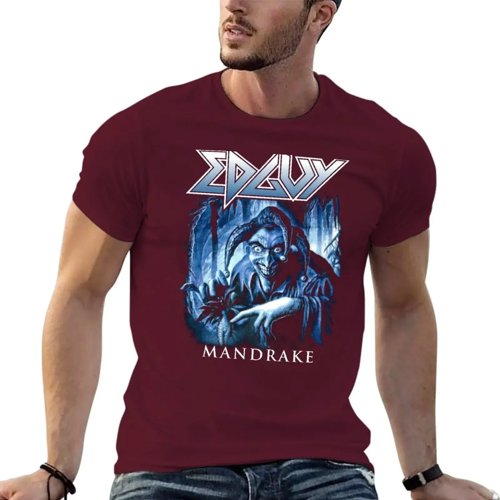 2024 aesthetic men t shirt EDGUY - BAND T-shirt new edition korean fashion short sleeves pure cotton tops casual streetwear