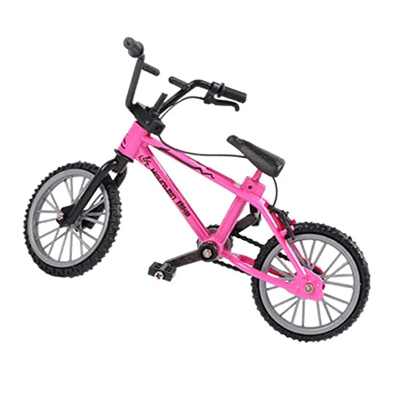 Mini bicicleta de dedo de aleación para niños, modelo de bicicleta de montaña en miniatura, simulación de bricolaje, ciclismo de montaña, juguete de