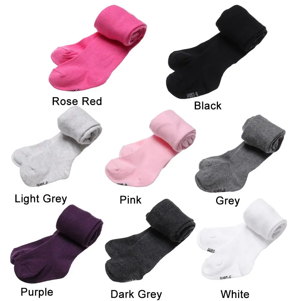 1pcs 0-2Years Autumn Winter Cotton Warm Pantyhose Baby Tights Stockings Candy Color Tight