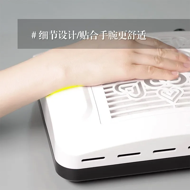 80W Professional Nail Dust Collector | Desktop Filter Vacuum with Speed Control for Nail Salons