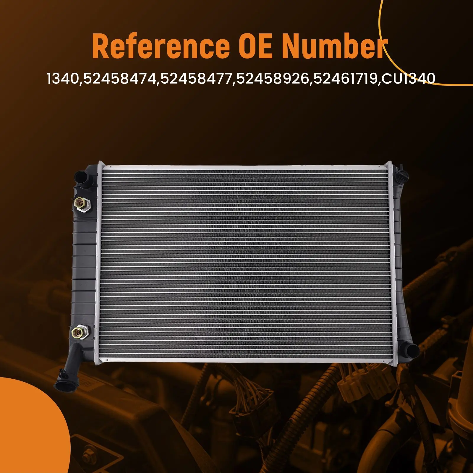 

Радиатор охлаждения для Buick Century 3.1L V6 1992-1996, алюминиевый, 52461719