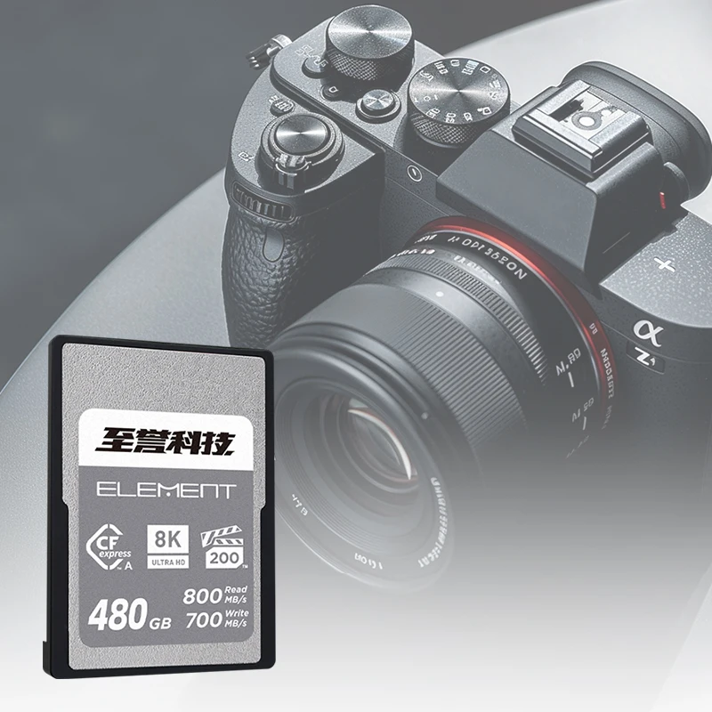 EXASCEND kartu memori CFE-A profesional, VPG200 8K CFexpress tipe A kartu kamera 240GB 480GB 960GB Max 800 Mb/s kartu CF untuk lagu