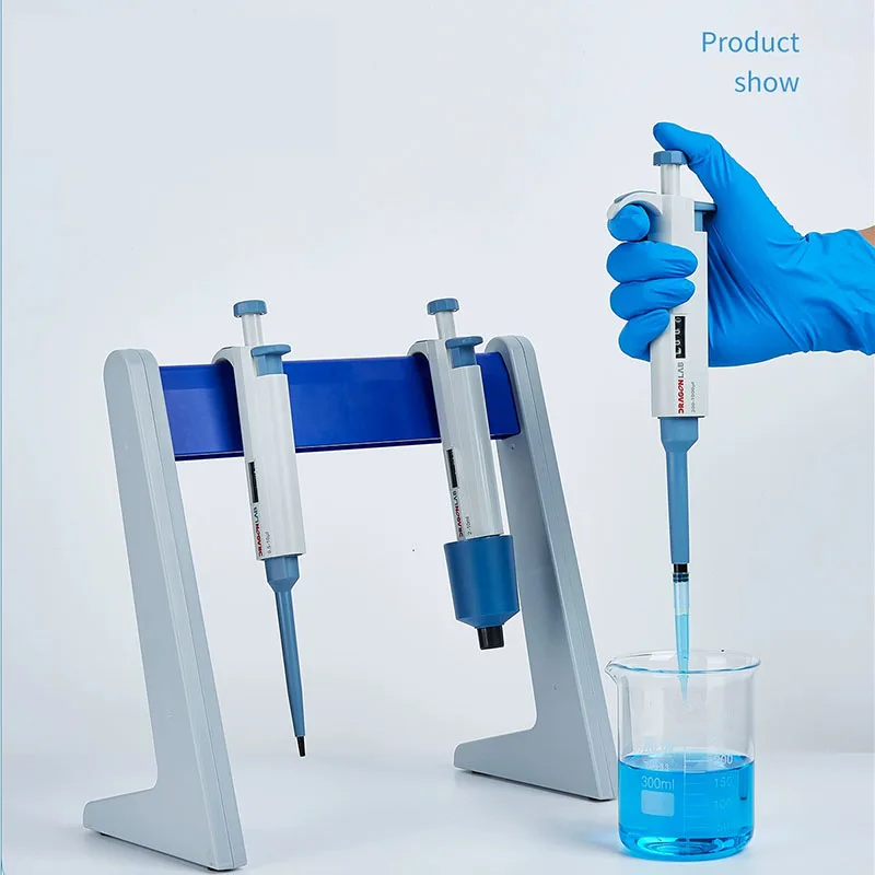 DLab Single-channel Adjustable Volume Mechanical Pipette-TopPette Dragon lab Pipettor Pipet 20-200ul/100-1000ul with tips