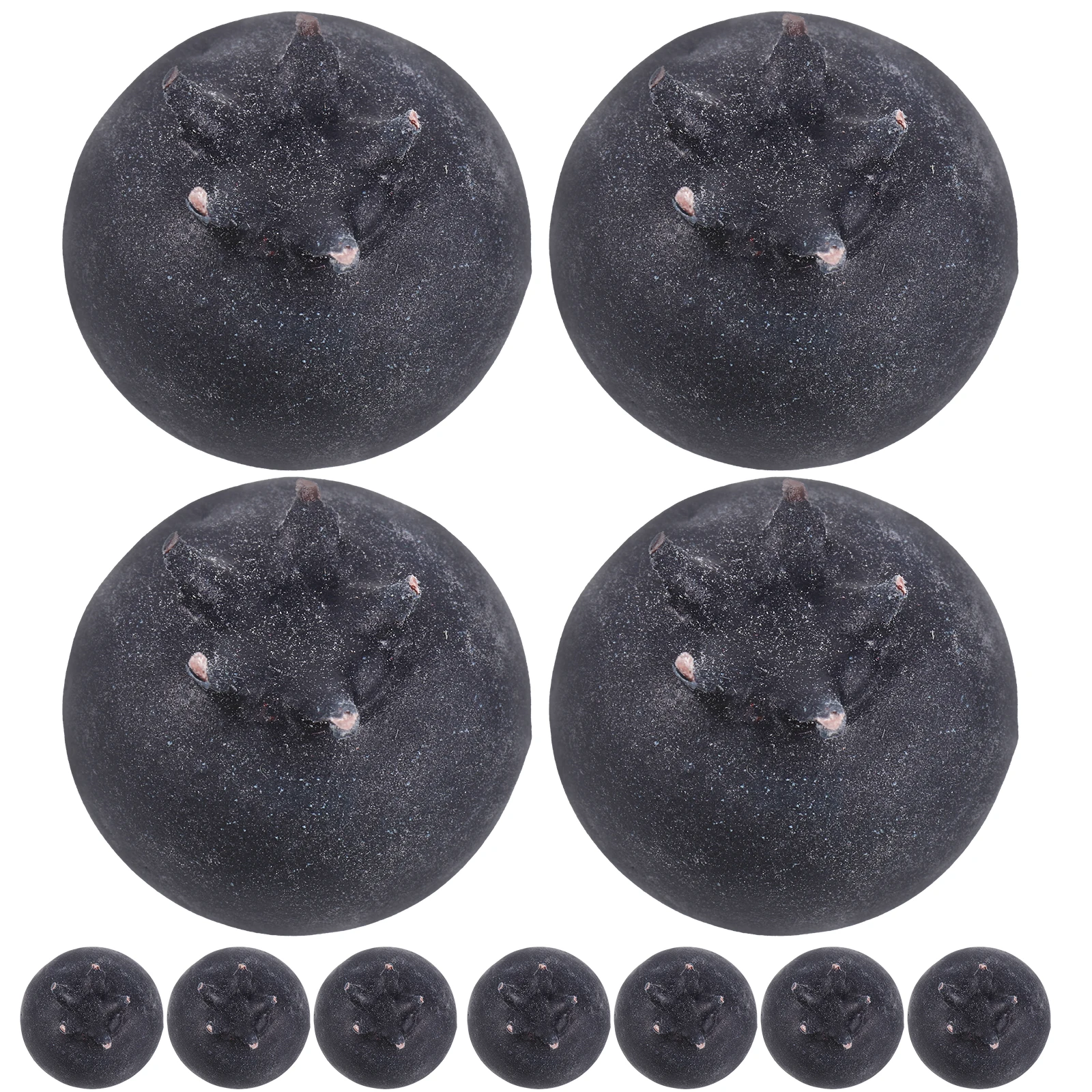 

20pcs Artificial Blueberries Fruits Decoration Vivid Realistic Foam Fake Models for Home Photo Props Table Centerpieces