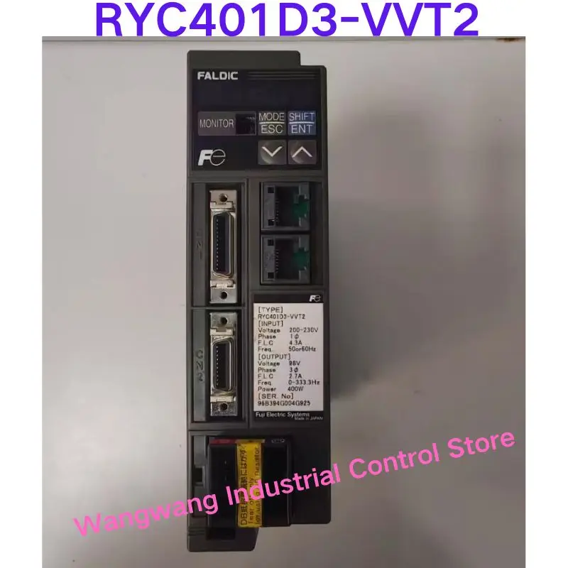 Second-hand test OK , Servo driver  RYC401D3-VVT2