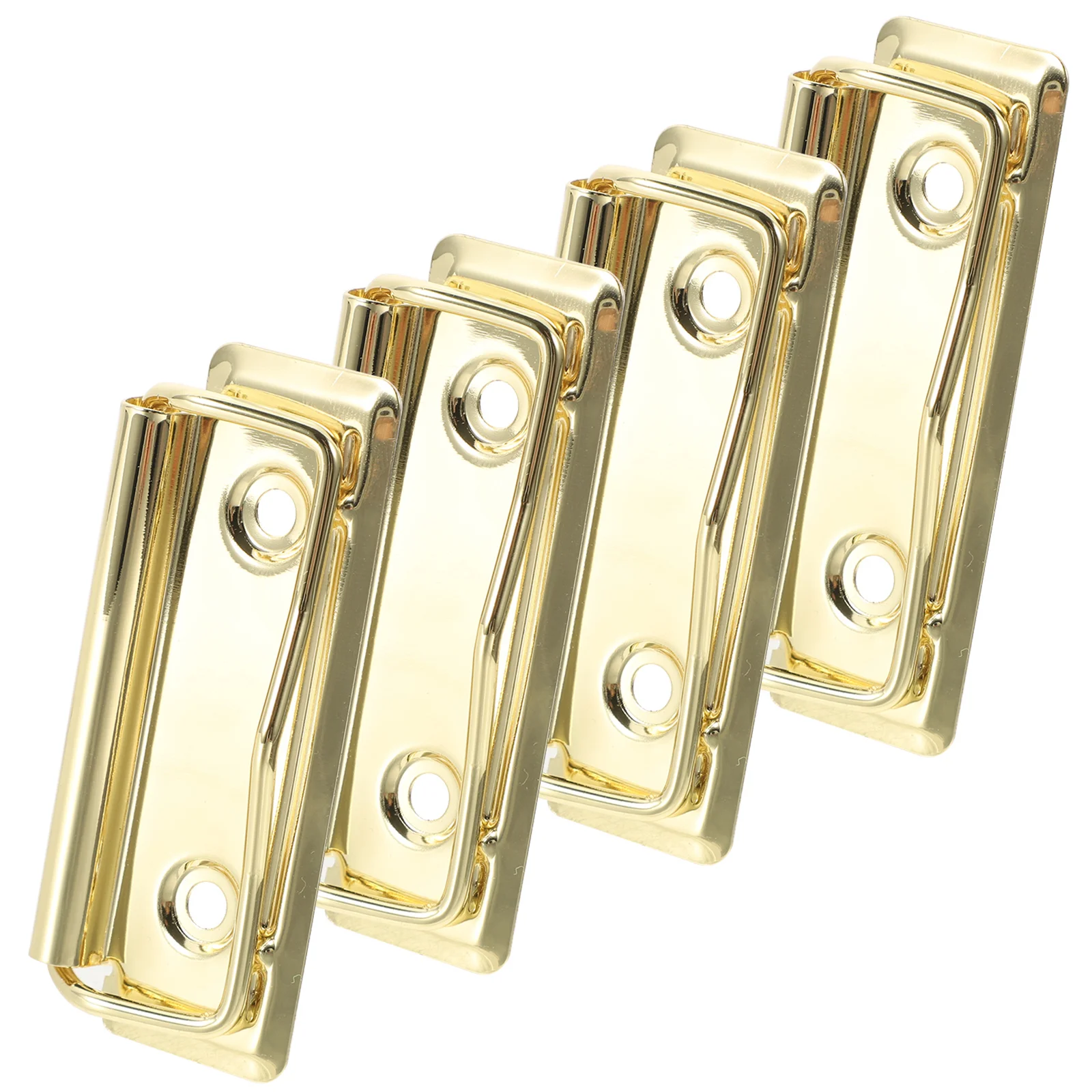 4개입 금속 클립보드 클립 재사용 가능한 대형 바인더 클램프 사무실 학교 용품 문서 파일 관리 문구류