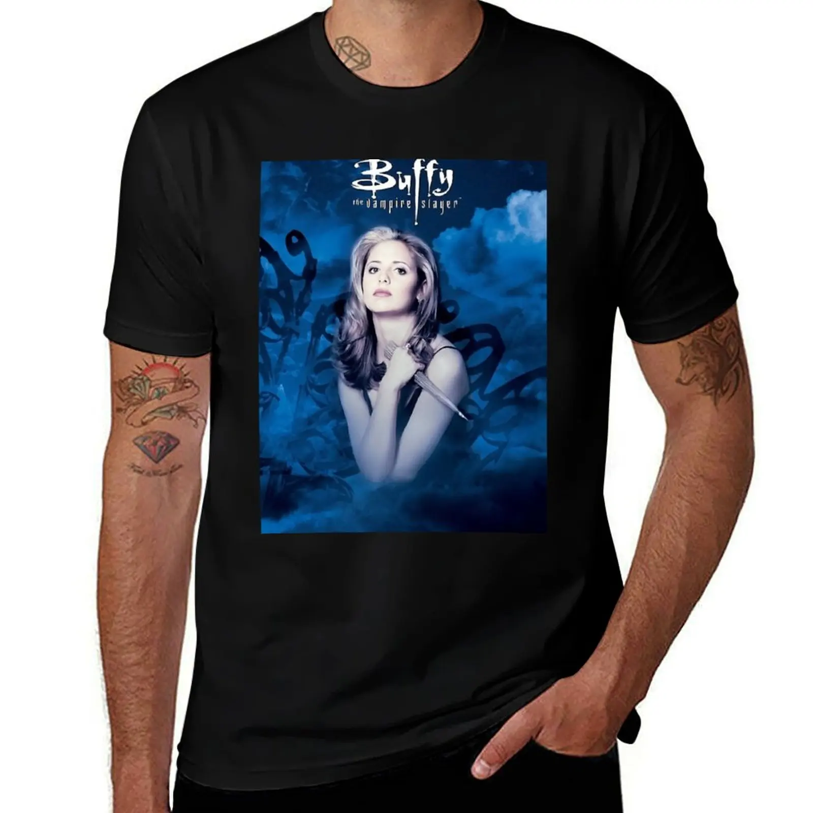 

Buffy Merchandise T-Shirt anime t shirts oversize man t shirt graphic cotton t shirts high quality T-Shirt