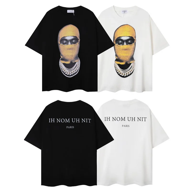 

Spring Summer Newest IH NOM UH NIT Tops Tee Men Woman Fashion Ventilate Short Sleeve Good Quality T-shirts