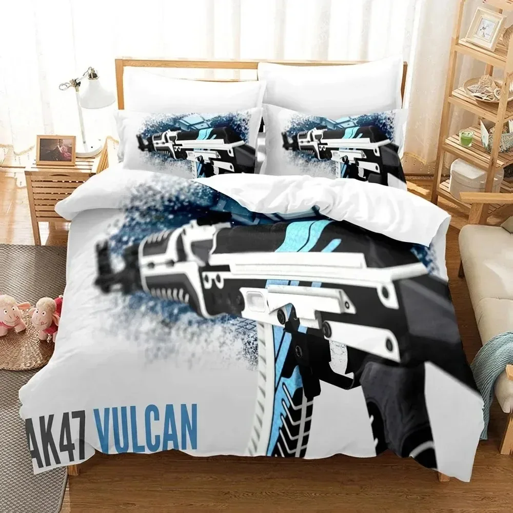 

Shooting Game Csgo Bedding Set For Bedroom Soft Modern Bedspreads Comefortable Kids Duvet Cover Quilt Cover And Pillowcase