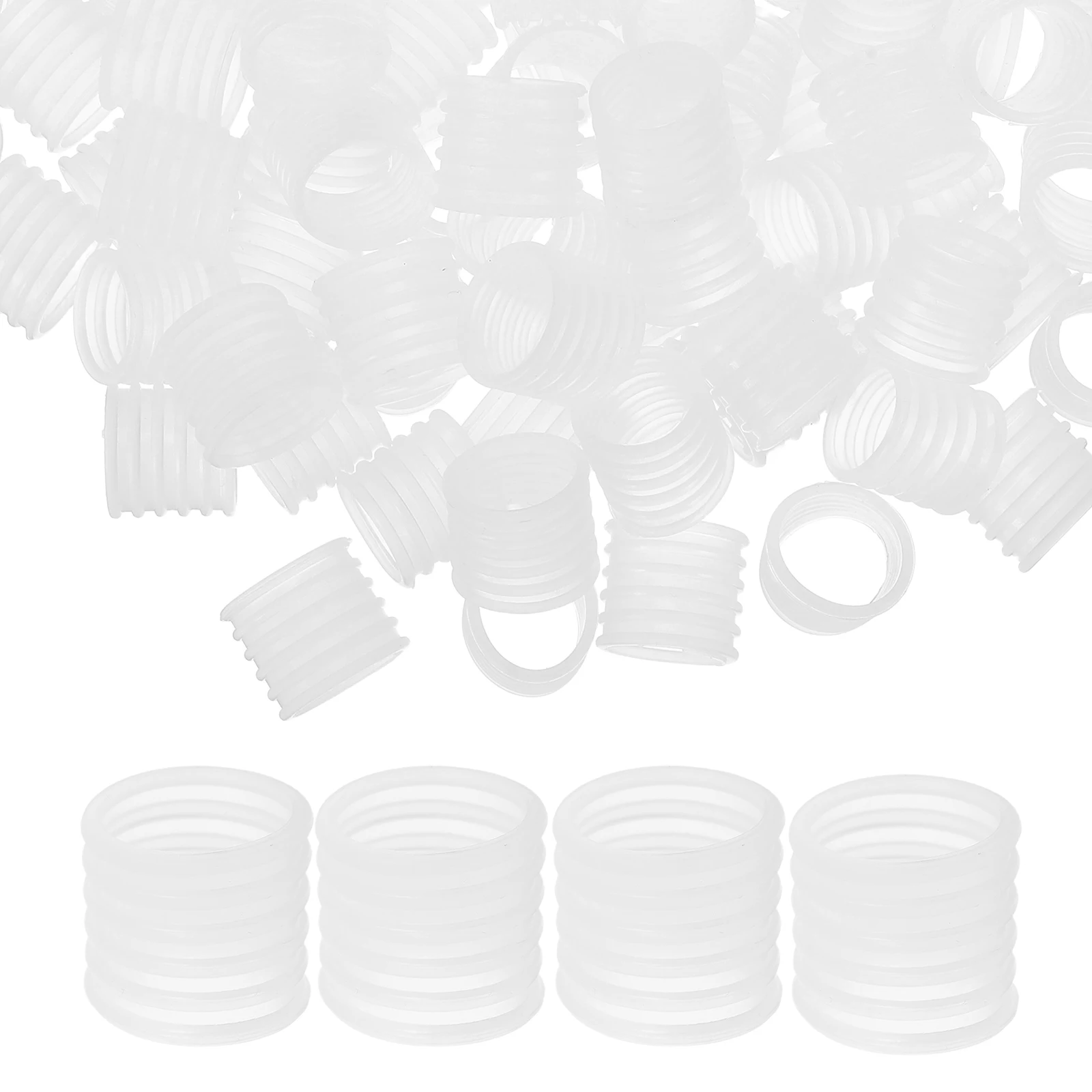 

100pcs Anti-slip Strips for Clothes Hangers No Trace Plastic Hanging Accessories Closet Wardrobe Storage Organizer