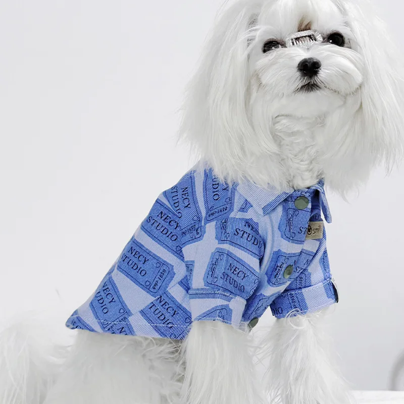 Dog Clothes, Pet Shirts for Small Dogs like Teddy Bears, Schnauzers, Bichon Frises, and Pomeranians, Suitable for Giant Pandas,