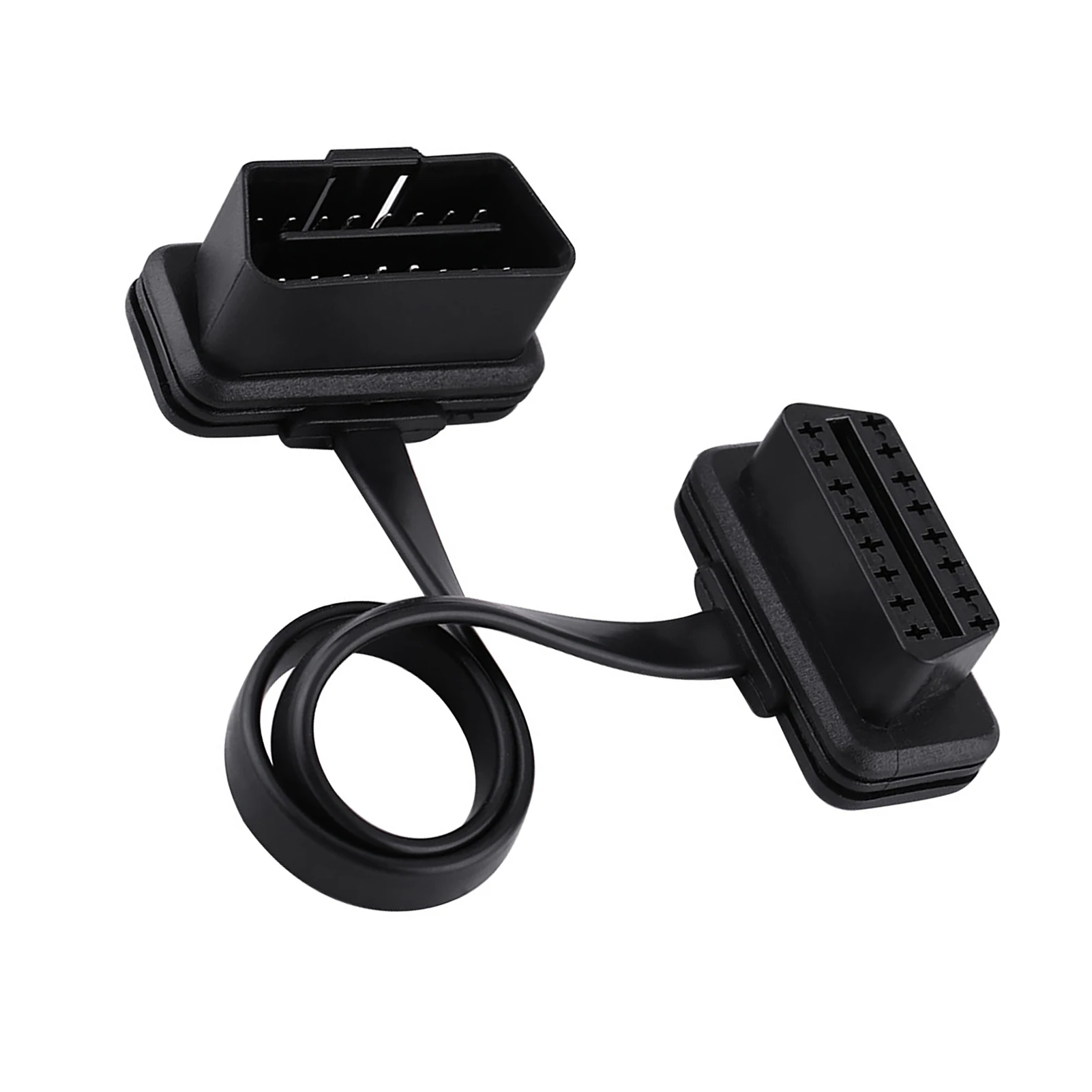Car Auto 16 Pin Male to Female OBD Extension Cable Diagnostic Adapter 16 Pin Male to Female Cable Diagnostic Extension Adapter