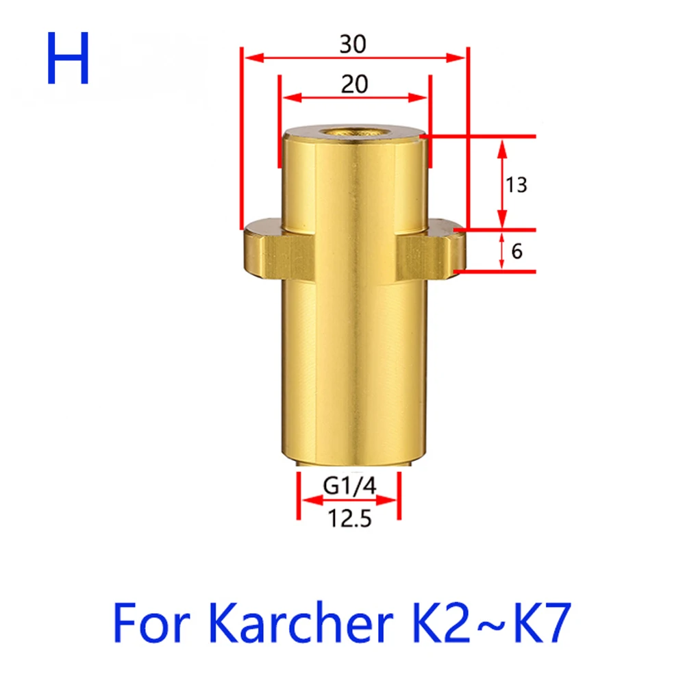 High Pressure Cleaner Sandblasting Gun Foam Nozzle Accessories Metal Adapter For Sinks for Karcher K2~K7 Lavor Parkside Elitech