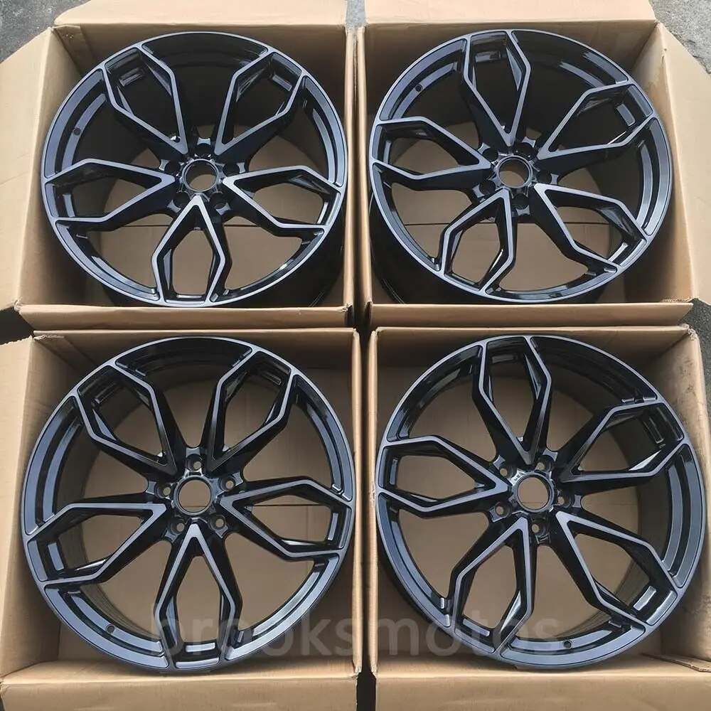 

21" H STYLE BLACK PAINTING WHEELS RIMS FIT BMW X5 E70 F15 X6 E71 F16 5X120
