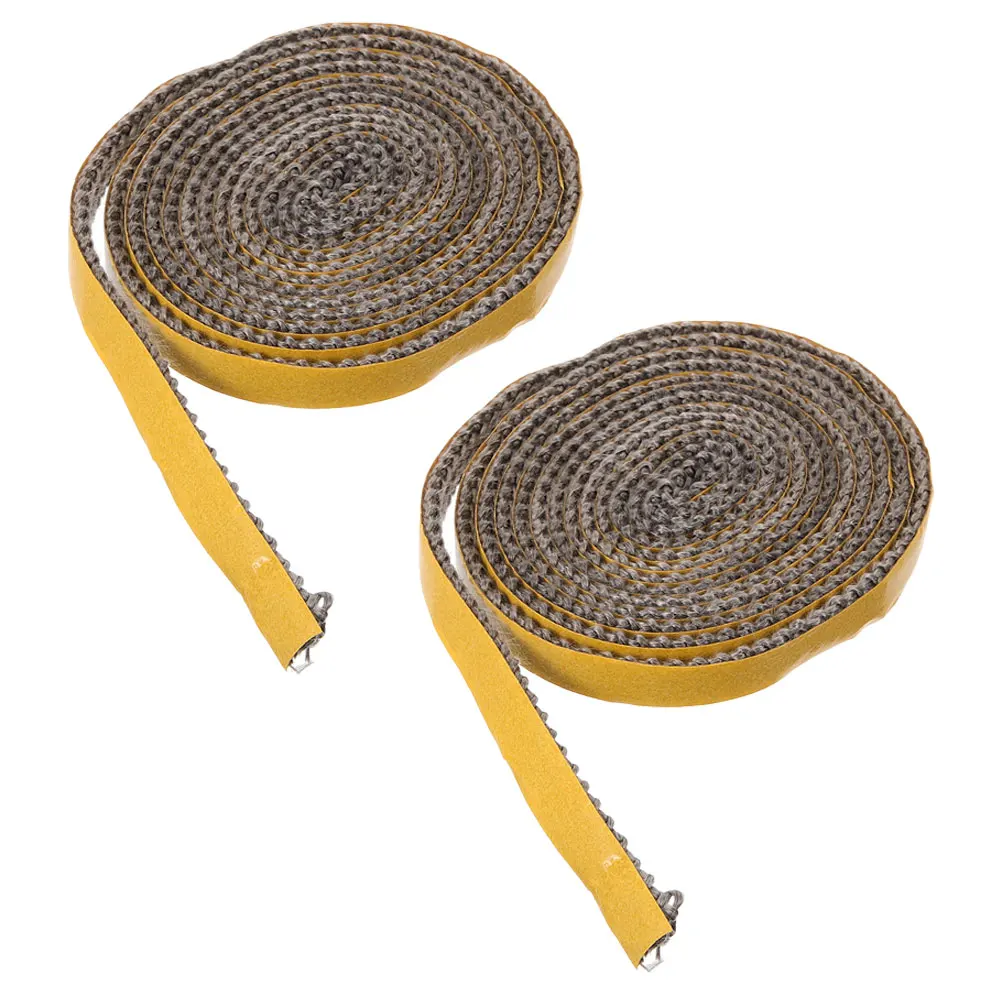 

2pcs Stove Gasket Tape Fiberglass Fireplace Cover Replacement Insulation Materials High Temperature Wood Seal Furnace