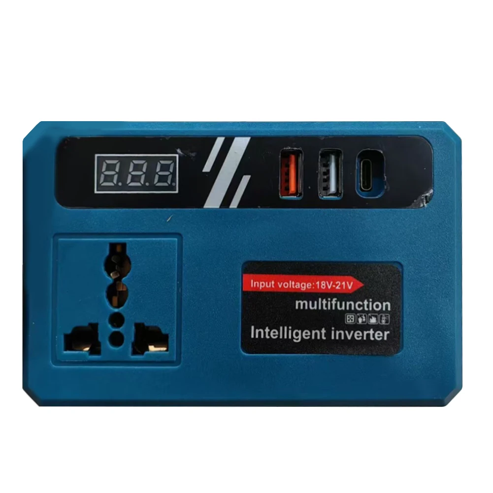 Battery Inverter For BL1815 BL1815B BL1820 BL1820B BL1830 USB Charging 110V Multifunction Intelligent Lithium Battery Inverter