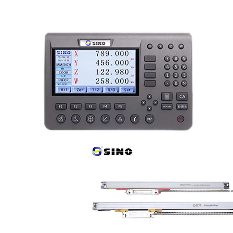 SINO SDS 200 test instruments  digital readout system dro kit glass linear scale encoder suitable for milling lathe machine