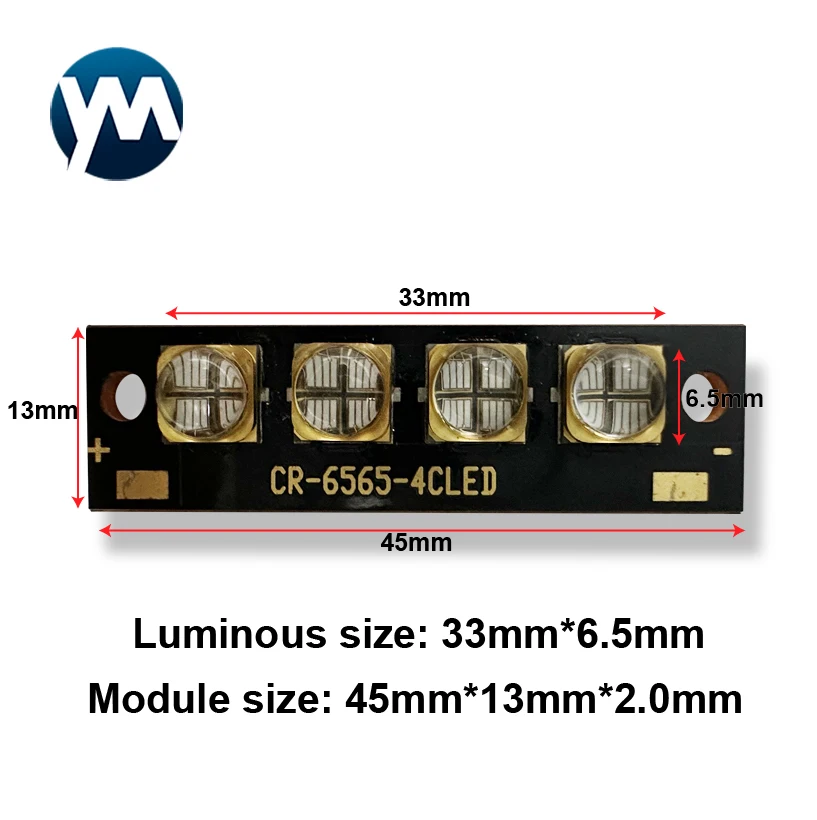 40W UV LED Module 395nm Dry Offset Ink Printing UV Curing Light Source 6565 6868 10W Chip UV Printer Special PCB