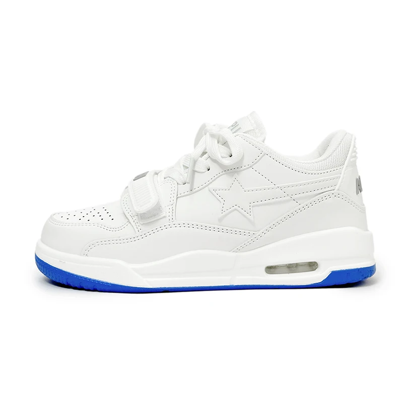 

VIPOL True Air Cushion Velcro спортивная повседневная обувь для пар, повседневные кроссовки, белые спортивные туфли нейтрального цвета на толстой подошве