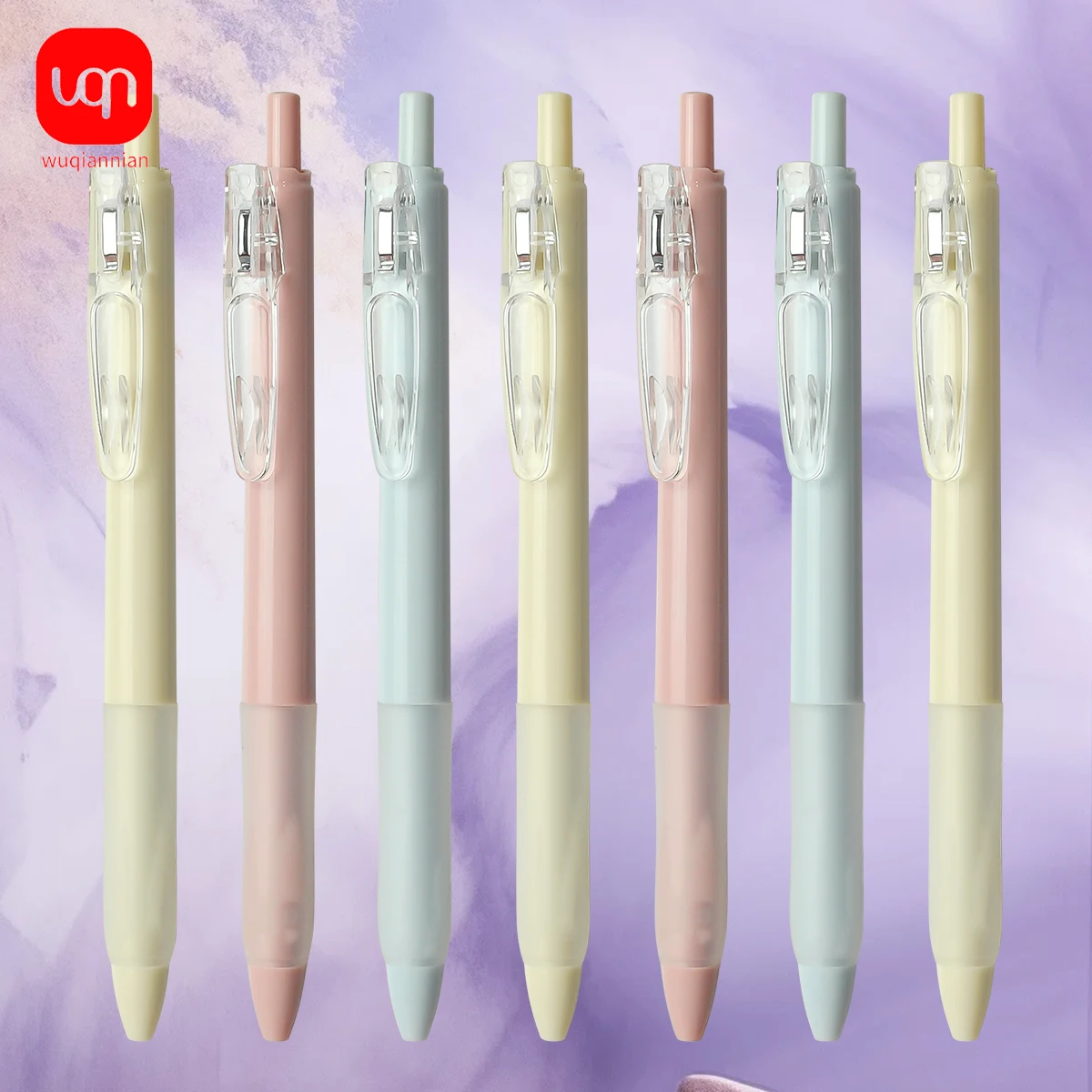 

WQN-3/6/12pcs High Appearance Grade Press Gel Pen 0.35mm Writing Smooth High Quality Ink for Writing School Supplies Stationery
