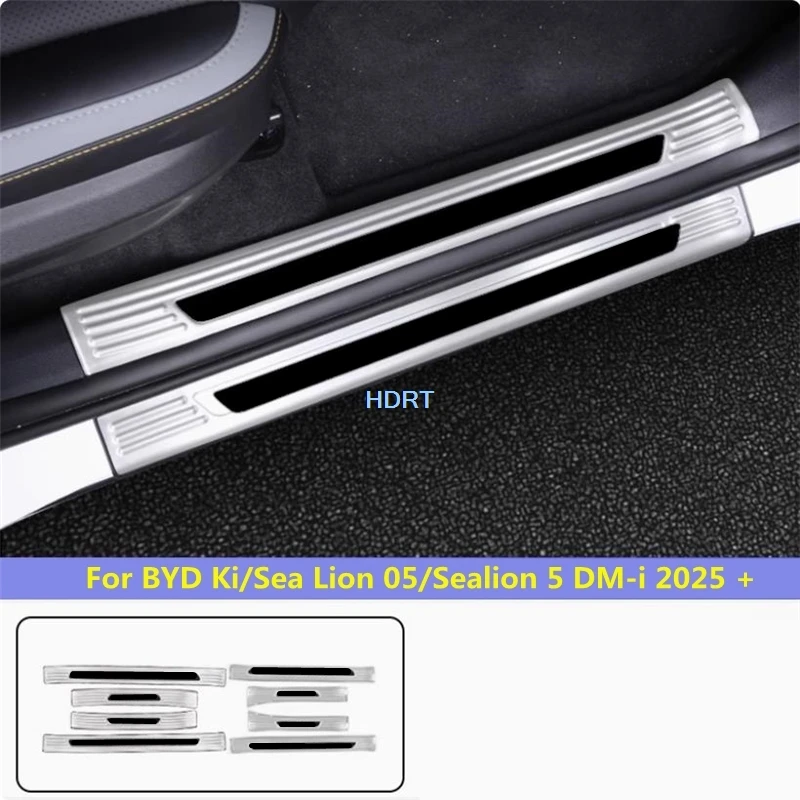 

Аксессуары для стайлинга автомобилей, порог порога, накладка на педаль, задняя пластина багажника для BYD Ki/Sea Lion 05/Sealion 5 DM-i 2025 +